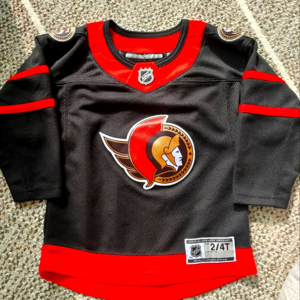 Authentic Ottawa Senators Official Home Jersey Toddler 2T/4T